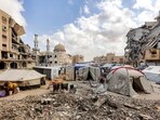 On the ground, the recognition of a Palestinian state adds up to very little as of now. The toll in the war has crossed 65,000, and millions have fled Gaza, a wasteland of the dead and debris (AFP)