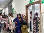 Patients requiring X-ray are being forced to either wait in long queues or go to a different facility. (HT Photo)