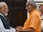 Prime Minister Narendra Modi with Vice President CP Radhakrishnan in New Delhi. (DPR PMO)
