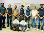 The Anti-Gangster Task Force (AGTF), in a joint operation with Batala police, central agencies and Nagaland Police, arrested two key accused involved in a murder case, from Kohima in Nagaland, said Punjab director general of police (DGP) Gaurav Yadav on Sunday. The Anti-Gangster Task Force (AGTF), in a joint operation with Batala police, central agencies and Nagaland Police, arrested two key accused involved in a murder case, from Kohima in Nagaland, said Punjab director general of police (DGP) Gaurav Yadav on Sunday.