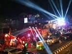 The Noise Pollution (Regulation and Control) Rules 2000 mandate strict ambient daytime and night-time noise caps. But few care. Festivals have made this much worse. (HT Photo)