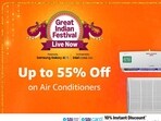 Grab the best deals on ACs during Amazon Great Indian Festival Sale.