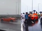 Gautam Singhania posted a Lamborghini crash clip from Mumbai’s Coastal Road. Gautam Singhania posted a Lamborghini crash clip from Mumbai’s Coastal Road.
