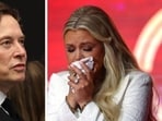 Elon Musk comforts Erika Kirk at Charlie Kirk’s memorial service (Photo by Patrick T. Fallon / AFP, photo by Eric Thayer / GETTY IMAGES NORTH AMERICA / Getty Images via AFP)