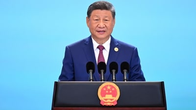 In an apparent message to Trump, Chinese President Xi Jinping called on SCO members to oppose "bullying behaviour" and "cold war mentality" (AP) In an apparent message to Trump, Chinese President Xi Jinping called on SCO members to oppose "bullying behaviour" and "cold war mentality" (AP)