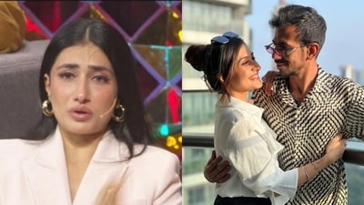 Dhanashree Verma breaks down over being attacked by Aahana Kumra on Rise and Fall (Photos: X) Dhanashree Verma breaks down over being attacked by Aahana Kumra on Rise and Fall (Photos: X)