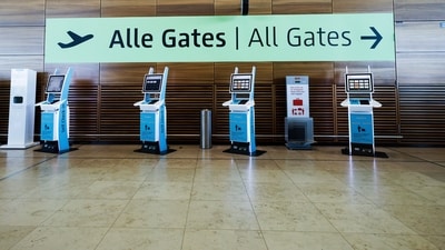 Collins in a statement said it was working with four impacted airports and was in final stages of completing updates. (DPA via AP) Collins in a statement said it was working with four impacted airports and was in final stages of completing updates. (DPA via AP)