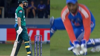 Fakhar Zaman’s dismissal stirs debate after Sanju Samson’s catch draws attention. (PTI and X Image)