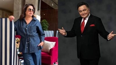Farah Khan recalls Rishi Kapoor's reaction to her crying over his cancer diagnosis. Farah Khan recalls Rishi Kapoor's reaction to her crying over his cancer diagnosis.