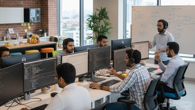 The H-1B visa fee hike strikes at the heart of India's $245 billion information technology sector (AI generated) The H-1B visa fee hike strikes at the heart of India's $245 billion information technology sector (AI generated)