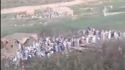 Videos shared on social media showed children and women among the casualties. Videos shared on social media showed children and women among the casualties.