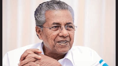 Kerala chief minister Pinarayi Vijayan on Monday kickstarted the month-long ‘Vikasana Sadassu’ (Development Conclave) programme across the state’s rural and urban local bodies. (PTI PHOTO)
