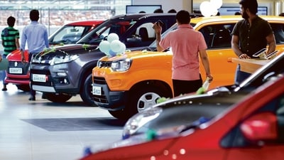 A Maruti Suzuki showroom. (File Photo) A Maruti Suzuki showroom. (File Photo)