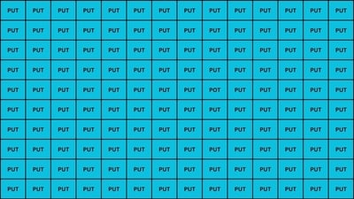 Only eagle-eyed are being able to spot the word 'POT' in five seconds in this viral optical illusion challenge. Only eagle-eyed are being able to spot the word 'POT' in five seconds in this viral optical illusion challenge.