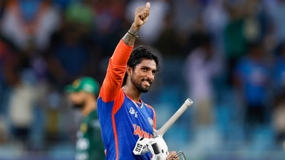 “You talk, we win” was the message the likes of Abhishek Sharma and Jitesh Sharma sent to Pakistan on social media after Tilak Varma's late flourish took India home. India now cruising towards the finals, while Pakistan need to avoid a loss against Sri Lanka or Bangladesh. (Creimas/Asian Cricket Council) “You talk, we win” was the message the likes of Abhishek Sharma and Jitesh Sharma sent to Pakistan on social media after Tilak Varma's late flourish took India home. India now cruising towards the finals, while Pakistan need to avoid a loss against Sri Lanka or Bangladesh. (Creimas/Asian Cricket Council)