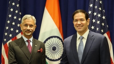 External affairs minister S Jaishankar on Monday met US Secretary of State Marco Rubio in New York.. (X/SJaishankar )