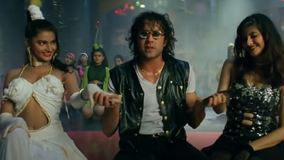 Bobby Deol in a still from the Gupt song Duniya Haseeno Ka Mela. Bobby Deol in a still from the Gupt song Duniya Haseeno Ka Mela.