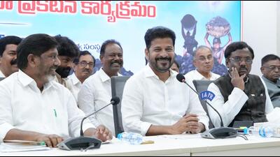 Telangana chief minister A Revanth Reddy on Monday demanded that the Central government compensate for the revenue loss of ₹7,000 crore caused to Telangana following the introduction of the new GST regime. (HT PHOTO) Telangana chief minister A Revanth Reddy on Monday demanded that the Central government compensate for the revenue loss of ₹7,000 crore caused to Telangana following the introduction of the new GST regime. (HT PHOTO)