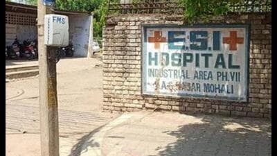 The Phase-7 ESI facility in Mohali is a 30-bed facility. (HT File)