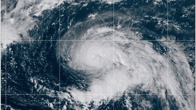 Hurricane Gabrielle poses no direct US threat but brings dangerous surf. (AP) Hurricane Gabrielle poses no direct US threat but brings dangerous surf. (AP)