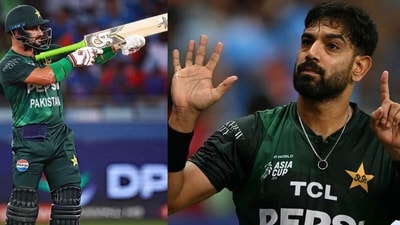 Pak players Sahibzada Farhan and Haris Rauf have spared massive outrage online with their gestures during the match against India on Sunday