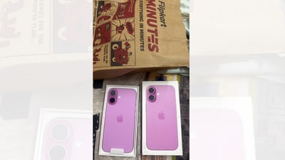 A Chennai man was able to buy an iPhone 16 for less than ₹53,000 on Flipkart's Big Billion Days sale. (X/@arravinth) A Chennai man was able to buy an iPhone 16 for less than ₹53,000 on Flipkart's Big Billion Days sale. (X/@arravinth)