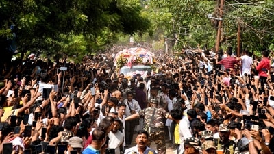 Thousands poured on the streets of Guwahati to catch the last glimpse of singer Zubeen Garg (ANI) Thousands poured on the streets of Guwahati to catch the last glimpse of singer Zubeen Garg (ANI)