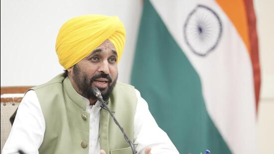 unjab chief minister Bhagwant Mann said over 2,000 health procedures and surgeries will be included in the scheme and that Punjab is the first state in the country to offer health coverage of up to ₹10 lakh. (HT Photo)
