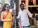 A man clicks a selfie with BJP MP Kangana Ranaut during her interaction with people on GST reforms, in Mandi on Monday. (ANI) A man clicks a selfie with BJP MP Kangana Ranaut during her interaction with people on GST reforms, in Mandi on Monday. (ANI)