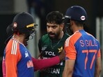 Haris Rauf was involved in a fiery exchange with Abhishek Sharma. Haris Rauf was involved in a fiery exchange with Abhishek Sharma.
