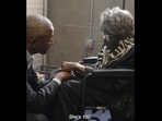 Barack Obama shared a warm exchange with a 102-year-old woman.