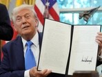 Donald Trump in the Oval Office 