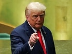 US President Donald Trump at the United Nations General Assembly in New York City on September 23, 2025.