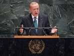 Turkiye President Recep Tayyip Erdogan addresses the 80th session of the United Nations General Assembly, Turkiye President Recep Tayyip Erdogan addresses the 80th session of the United Nations General Assembly,