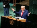 Donald Trump said that the "broken" teleprompter made his speech at the UNGA "more interesting". Donald Trump said that the "broken" teleprompter made his speech at the UNGA "more interesting".
