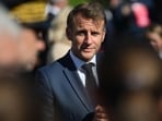 Emmanuel Macron’s convoy was stopped in Manhattan after France recognized Palestine. Emmanuel Macron’s convoy was stopped in Manhattan after France recognized Palestine.
