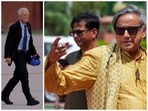 L: Peter Navarro, White House senior counselor for trade and manufacturing | R: Congress MP Shashi Tharoor. L: Peter Navarro, White House senior counselor for trade and manufacturing | R: Congress MP Shashi Tharoor.