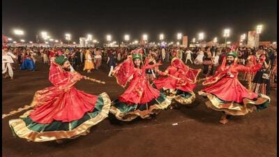 An order asked garba organisers to bar people without identity cards from entering their venues. (PTI/Representative) An order asked garba organisers to bar people without identity cards from entering their venues. (PTI/Representative)