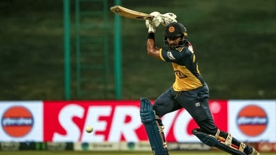 Kamindu Mendis scored a 44-ball 50 but Pakistan dominated the proceedings, keeping a tight leash on Sri Lankan batters. (AFP) Kamindu Mendis scored a 44-ball 50 but Pakistan dominated the proceedings, keeping a tight leash on Sri Lankan batters. (AFP)