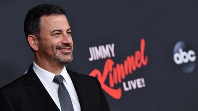 Jimmy Kimmel's late night talk show, which was abruptly pulled from the air last week after the US government threatened broadcasters, will be back on September 22, 2025, Disney announced September 21. (Photo by Chris Delmas / AFP) (AFP) Jimmy Kimmel's late night talk show, which was abruptly pulled from the air last week after the US government threatened broadcasters, will be back on September 22, 2025, Disney announced September 21. (Photo by Chris Delmas / AFP) (AFP)