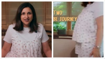 Parineeti Chopra and Aam Aadmi Party (AAP) leader and Rajya Sabha MP Raghav Chadha took to Instagram in August to share the pregnancy news. Parineeti Chopra and Aam Aadmi Party (AAP) leader and Rajya Sabha MP Raghav Chadha took to Instagram in August to share the pregnancy news.