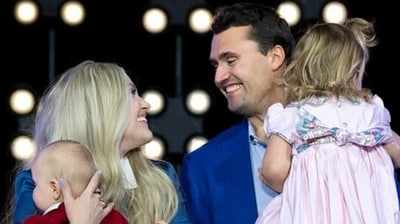 What did Erika Kirk mean by ‘blueberry budget’ during moving chat with daughter? (charliekirk1776/Instagram) What did Erika Kirk mean by ‘blueberry budget’ during moving chat with daughter? (charliekirk1776/Instagram)