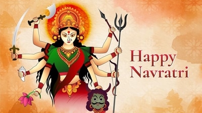 Happy Navratri 2025: Celebrate Navratri with positivity, love, and divine blessings from Maa Durga. Happy Navratri 2025: Celebrate Navratri with positivity, love, and divine blessings from Maa Durga.