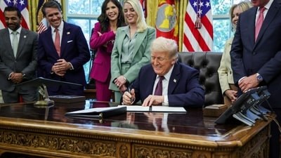 The DHS stated that it plans to amend the random visa lottery in favour of a weighted selection process that favours more highly paid applications (Bloomberg) The DHS stated that it plans to amend the random visa lottery in favour of a weighted selection process that favours more highly paid applications (Bloomberg)