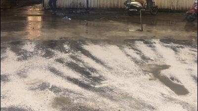 The road is scheduled to be concretised in October.