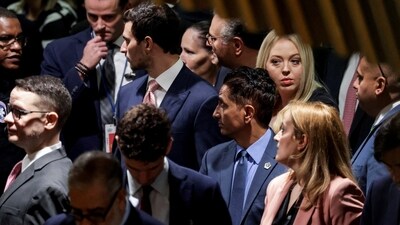 Tiffany Trump and her husband Michael Boulos attend the 80th United Nations General Assembly, at the U.N. headquarters in New York City, U.S., September 23, 2025. REUTERS/Jeenah Moon (REUTERS)