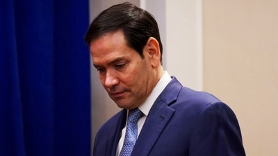 U.S. Secretary of State Marco Rubio looks on ahead of a meeting with Indian External Affairs Minister S. Jaishankar (not pictured) at the Lotte New York Palace Hotel on the sidelines of the 80th United Nations General Assembly at the United Nations headquarters, Monday (AP) U.S. Secretary of State Marco Rubio looks on ahead of a meeting with Indian External Affairs Minister S. Jaishankar (not pictured) at the Lotte New York Palace Hotel on the sidelines of the 80th United Nations General Assembly at the United Nations headquarters, Monday (AP)