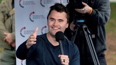 Charlie Kirk murder: Oklahoma couple turn Cadillac Ranch into unique tribute for slain Turning Point USA founder (REUTERS/David Ryder/File Photo) (REUTERS)
