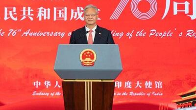Xu made the remarks while addressing an event hosted by the Chinese embassy to mark the anniversary of the founding of the People’s Republic of China (X/China_Amb_India) Xu made the remarks while addressing an event hosted by the Chinese embassy to mark the anniversary of the founding of the People’s Republic of China (X/China_Amb_India)