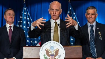 In Rare Visit to China, U.S. Lawmakers Push for More Military Dialogue In Rare Visit to China, U.S. Lawmakers Push for More Military Dialogue
